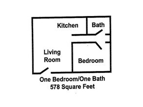 1 Bed • 1 Bath 27 floor plan